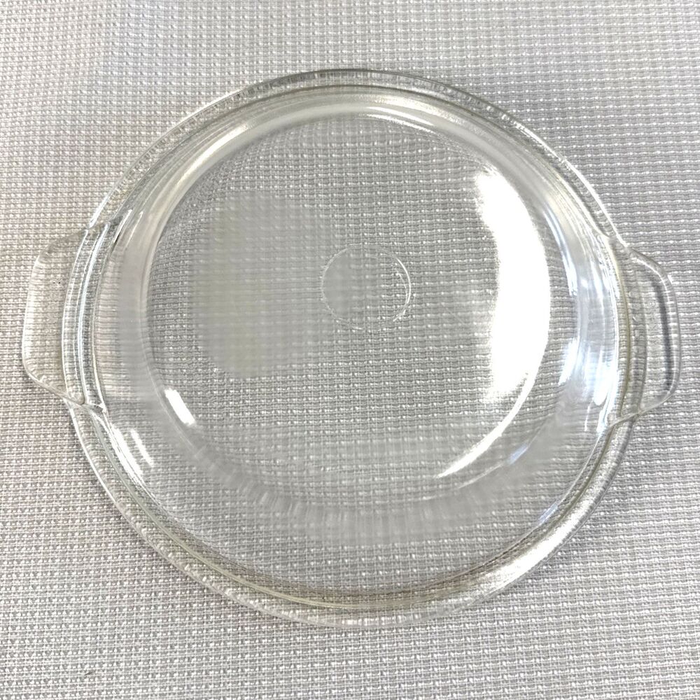 Vintage Pyrex 682-C Clear Glass Casserole LID For 1 qt Round 6 3/4"